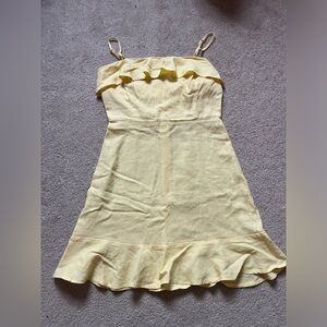 GB yellow mini dress